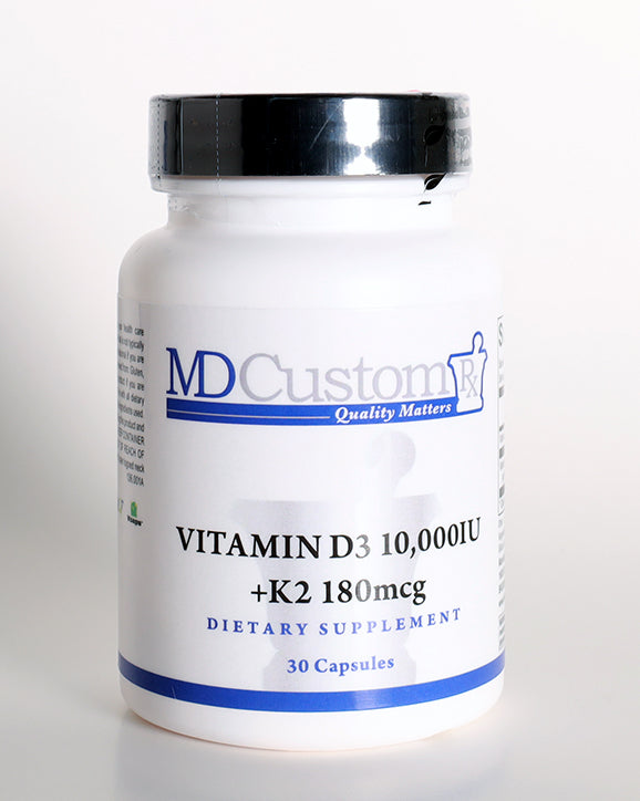 Vitamin D3 10,000IU + K2 180mcg