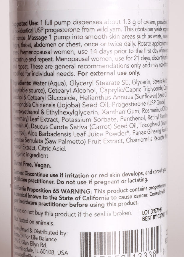 Progesterone Skin Cream